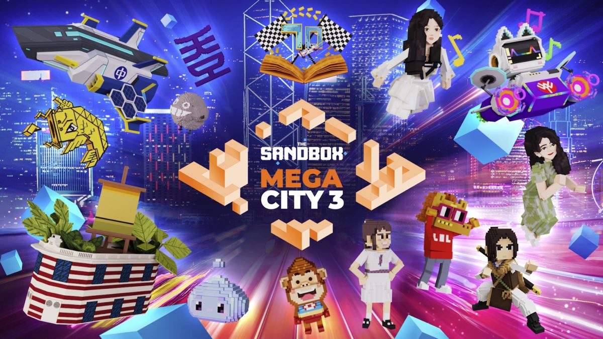 ¡Gana la oportunidad de poseer propiedades inmobiliarias de primer nivel en Mega City 3 Land Sale de The Sandbox! the official poster for The Sandbox