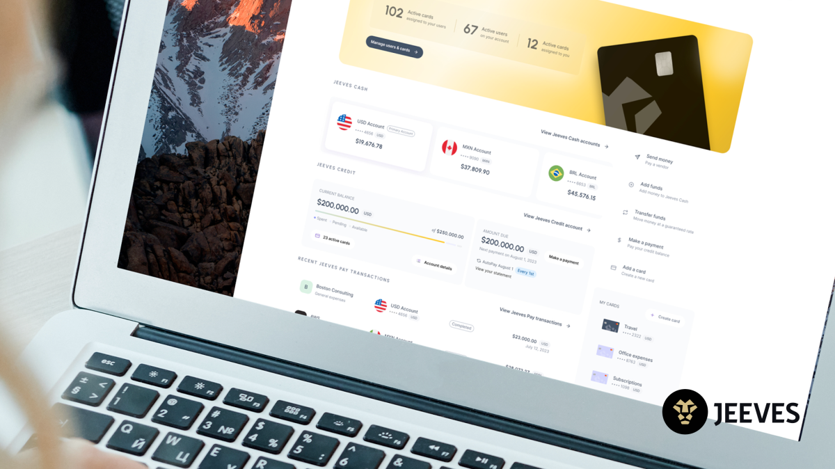 Jeeves alcanza más de $40 millones en ingresos anuales a medida que se expande más allá de las tarjetas de crédito corporativas Jeeves alcanza más de $40 millones en ingresos anuales a medida que se expande más allá de las tarjetas de crédito corporativas