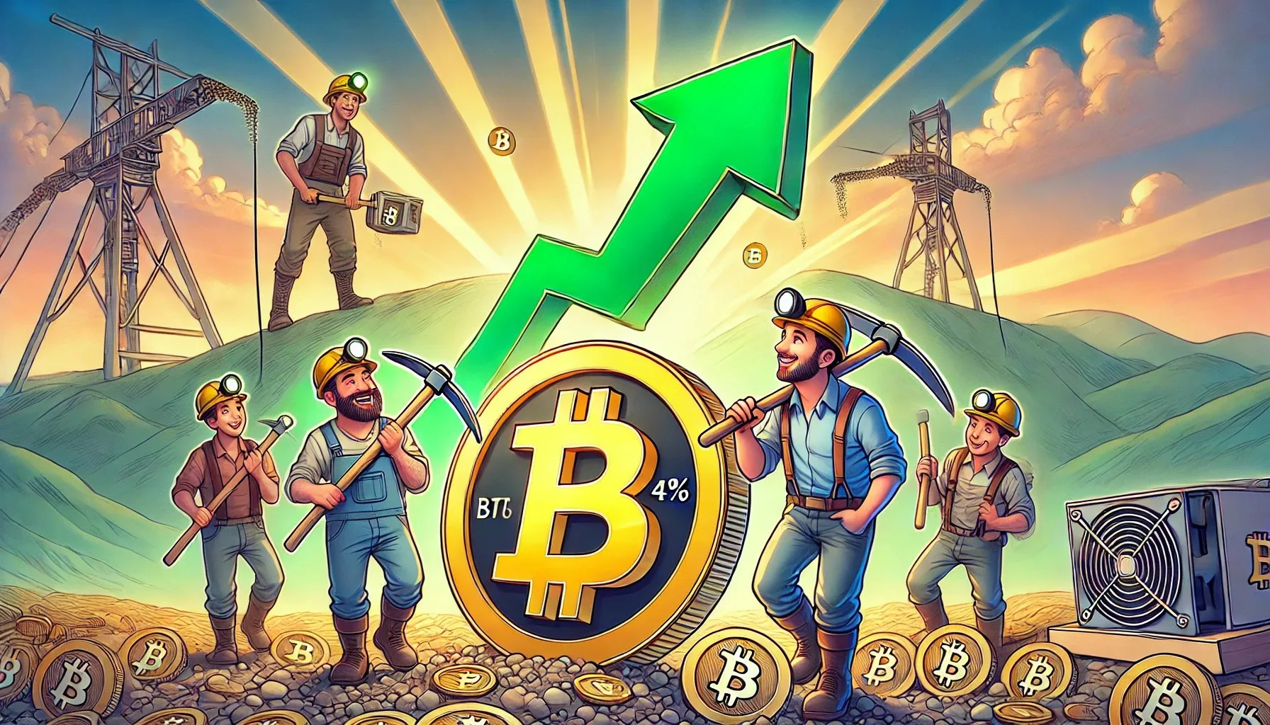 Alivio para los mineros de Bitcoin: la dificultad de BTC se corrige en un 4% Bitcoin