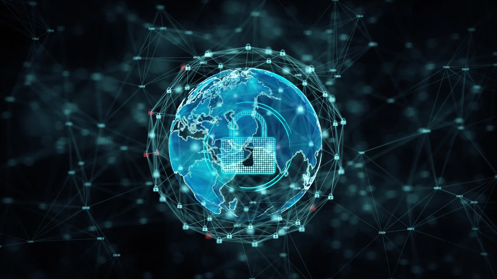 Por qué el EASM es vital para la protección moderna de los riesgos digitales World with a lock in it