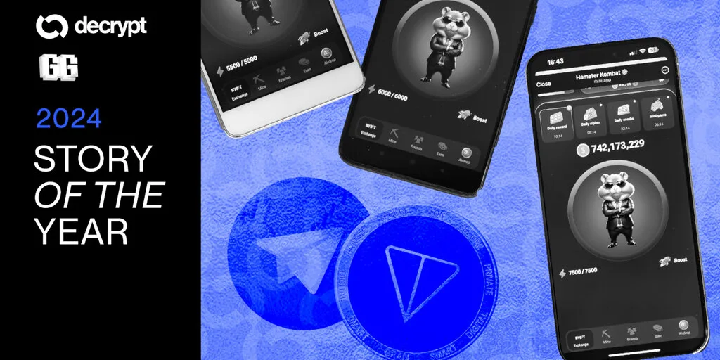 Historia de GG del año 2024: Telegram Tap-to-Earn Gaming explota y luego implosiona Decrypt logo