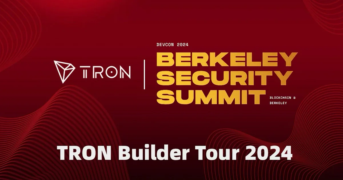 tron-berkeley-pr.jpg TRON DAO lidera los debates sobre Blockchain en la Cumbre de Seguridad de Berkeley como patrocinador platino, destacando un año de educación sobre Blockchain a través del TRON Builder Tour