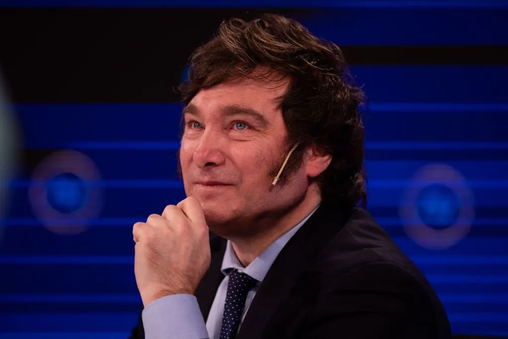 ¿Será el “fiasco” del presidente argentino, el presidente del presidente Milei, un momento para la misma locura? Argentina presidential candidate Javier Milei (Getty images)