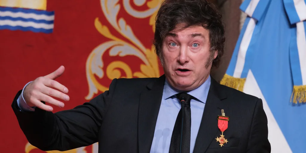 El presidente de Argentina, Javier Milei Decrypt logo