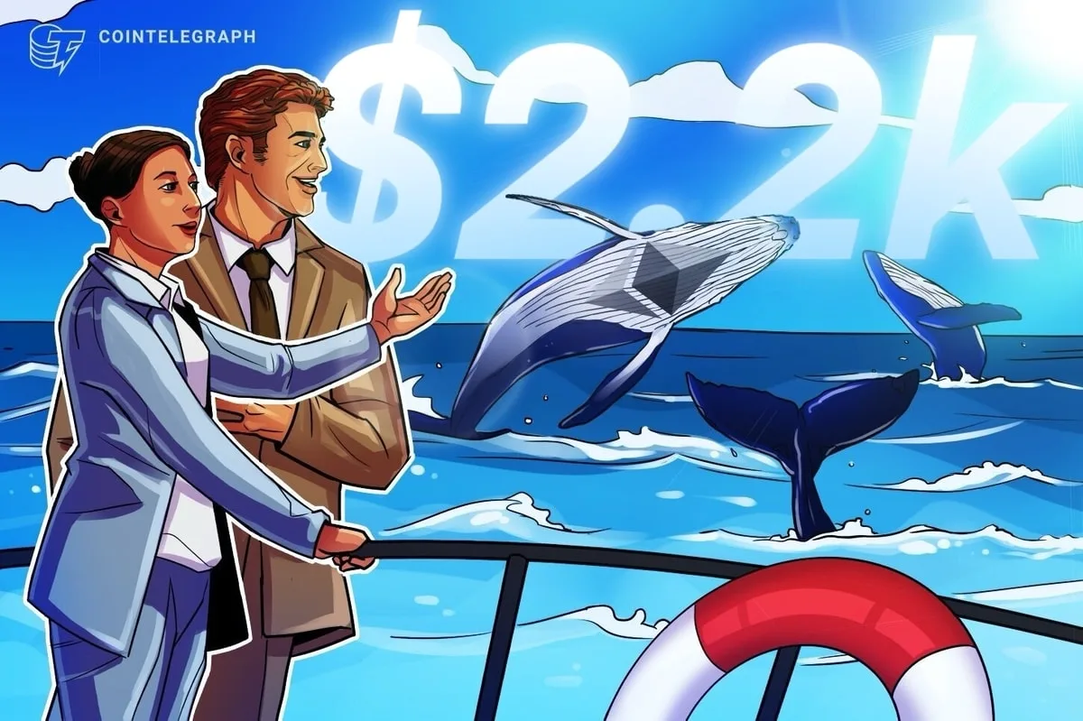 ETH puede recuperar $ 2.2,000 “Macro Range” en medio de una acumulación de ballenas en crecimiento ETH puede recuperar $ 2.2,000 "Macro Range" en medio de una acumulación de ballenas en crecimiento