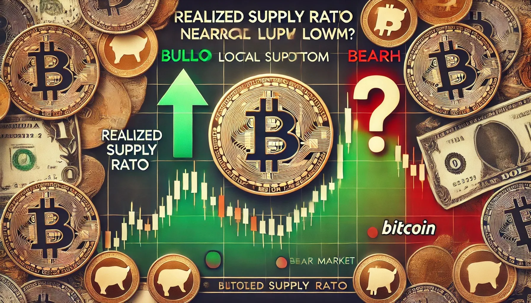 La relación de suministro realizada por Bitcoin cerca de mínimos históricos: el fondo local o el mercado bajista entrante? Bitcoin Realized Supply Ratio Near Historic Lows – Local Bottom Or Bear Market Incoming?