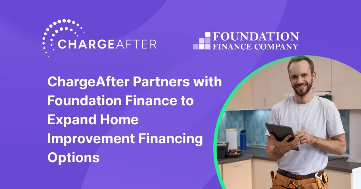Chargefter Associates con Foundation Finance para extender las opciones de financiamiento para la mejora de la casa Chargefter Associates con Foundation Finance para extender las opciones de financiamiento para la mejora de la casa