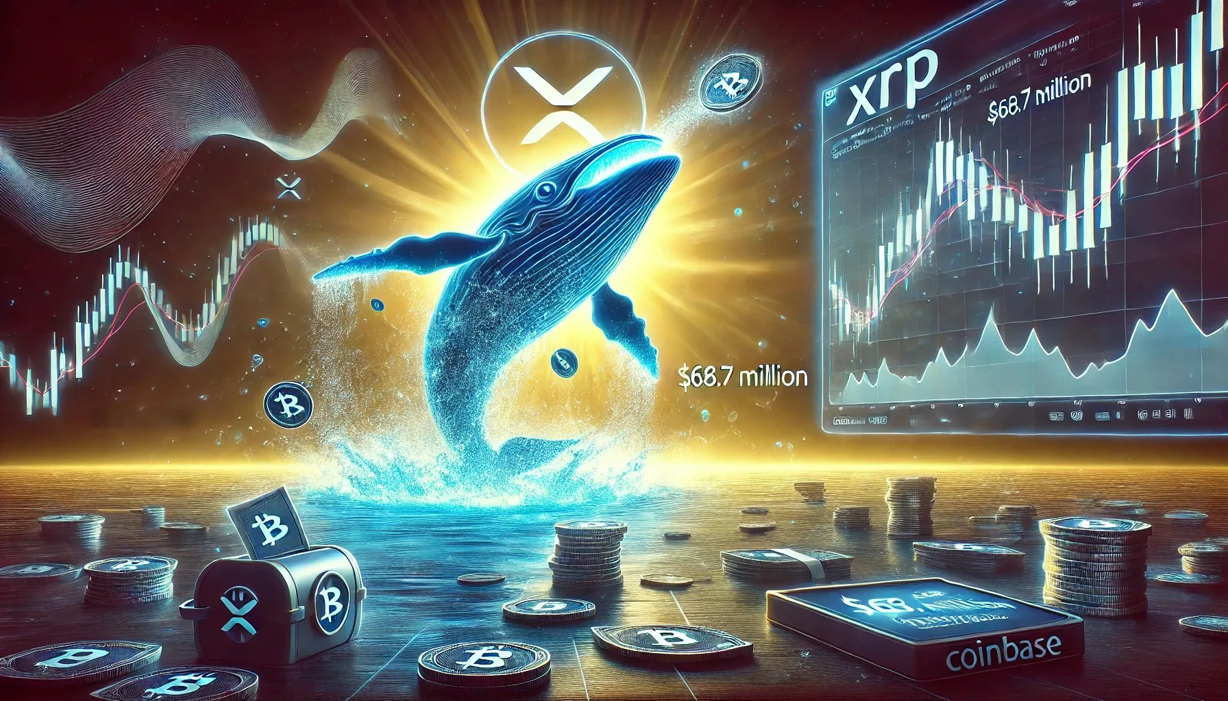 La ballena XRP gana $ 68.7 millones de depósito de coinbase: ¿bloqueo en ganancias? XRP Whale