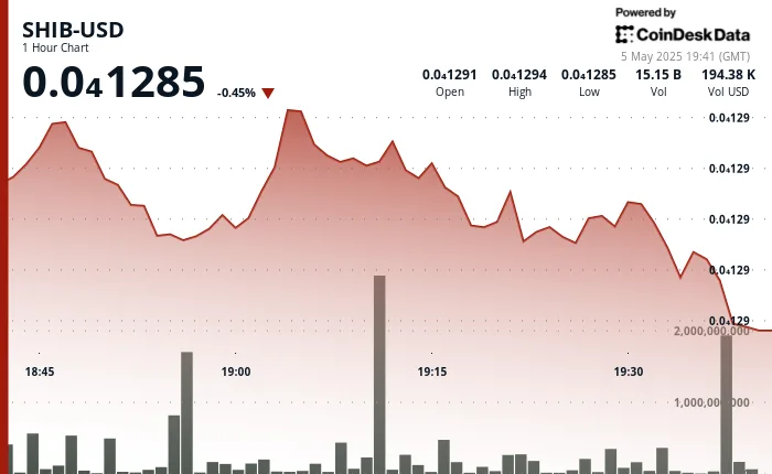 Análisis de Shiba Inu Prix (SCH) para el 5 de mayo de 2025 CoinDesk Bot