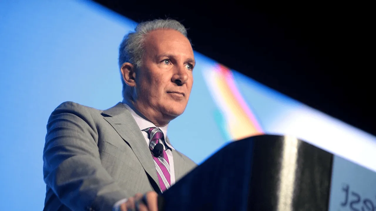 El economista Peter Schiff etiqueta la ‘manipulación del mercado’ de la amenaza de tarifa de la UE de Trump. El economista Peter Schiff etiqueta la 'manipulación del mercado' de la amenaza de tarifa de la UE de Trump.