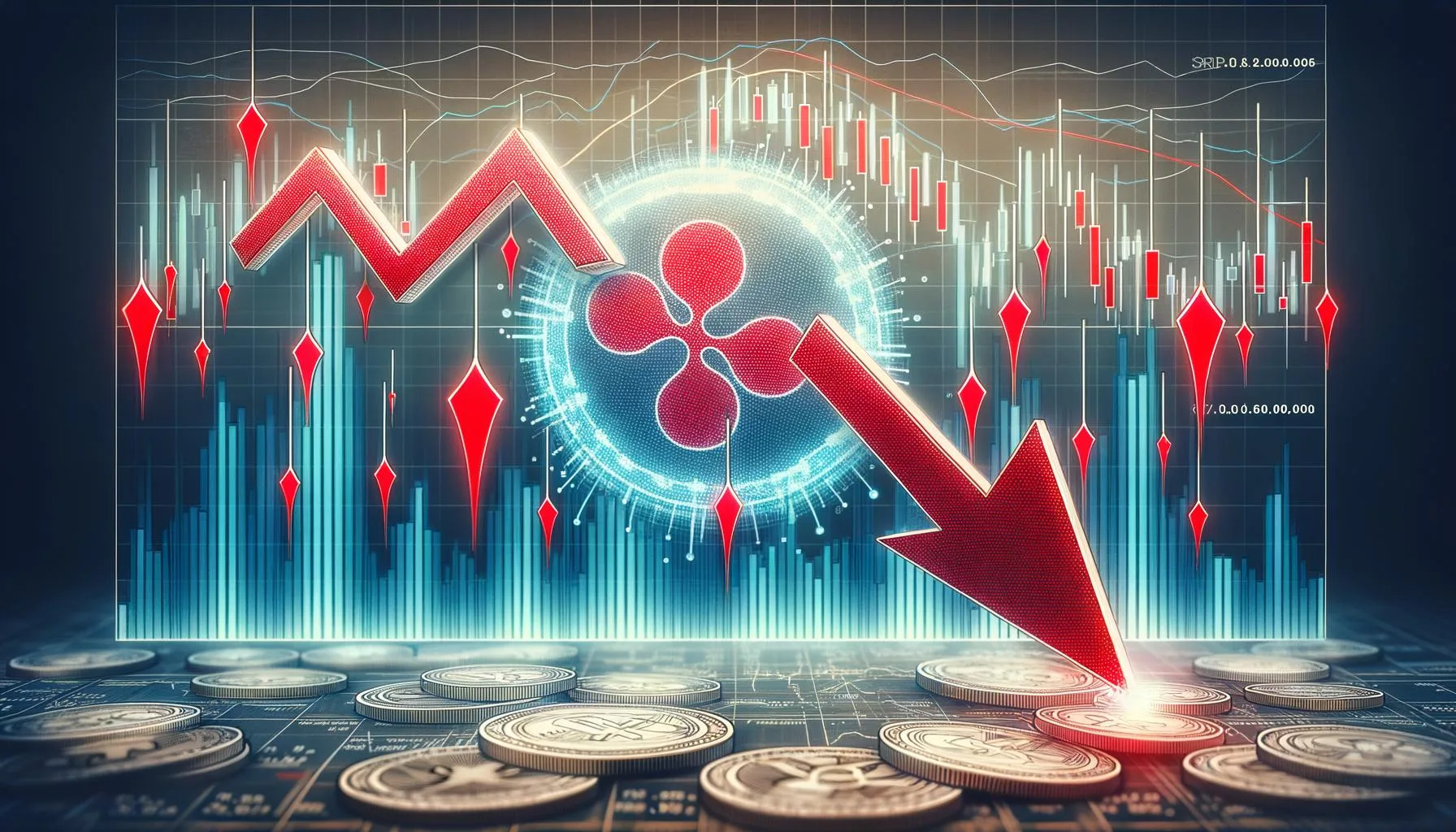 Diapositivas de precios de XRP bajo nivel de soporte, presión de venta intensificada Diapositivas de precios de XRP bajo nivel de soporte, presión de venta intensificada
